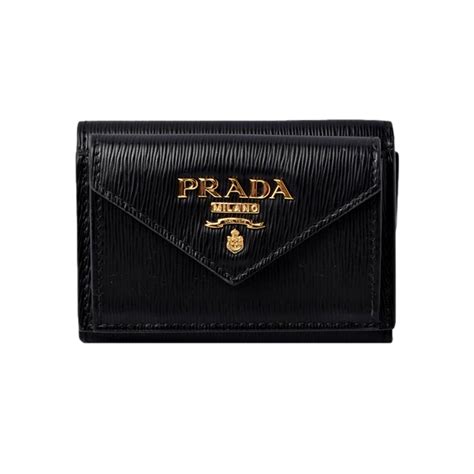 prada vitello move compact wallet black|Prada Womens Vitello Move Black Leather Compact Envelope .